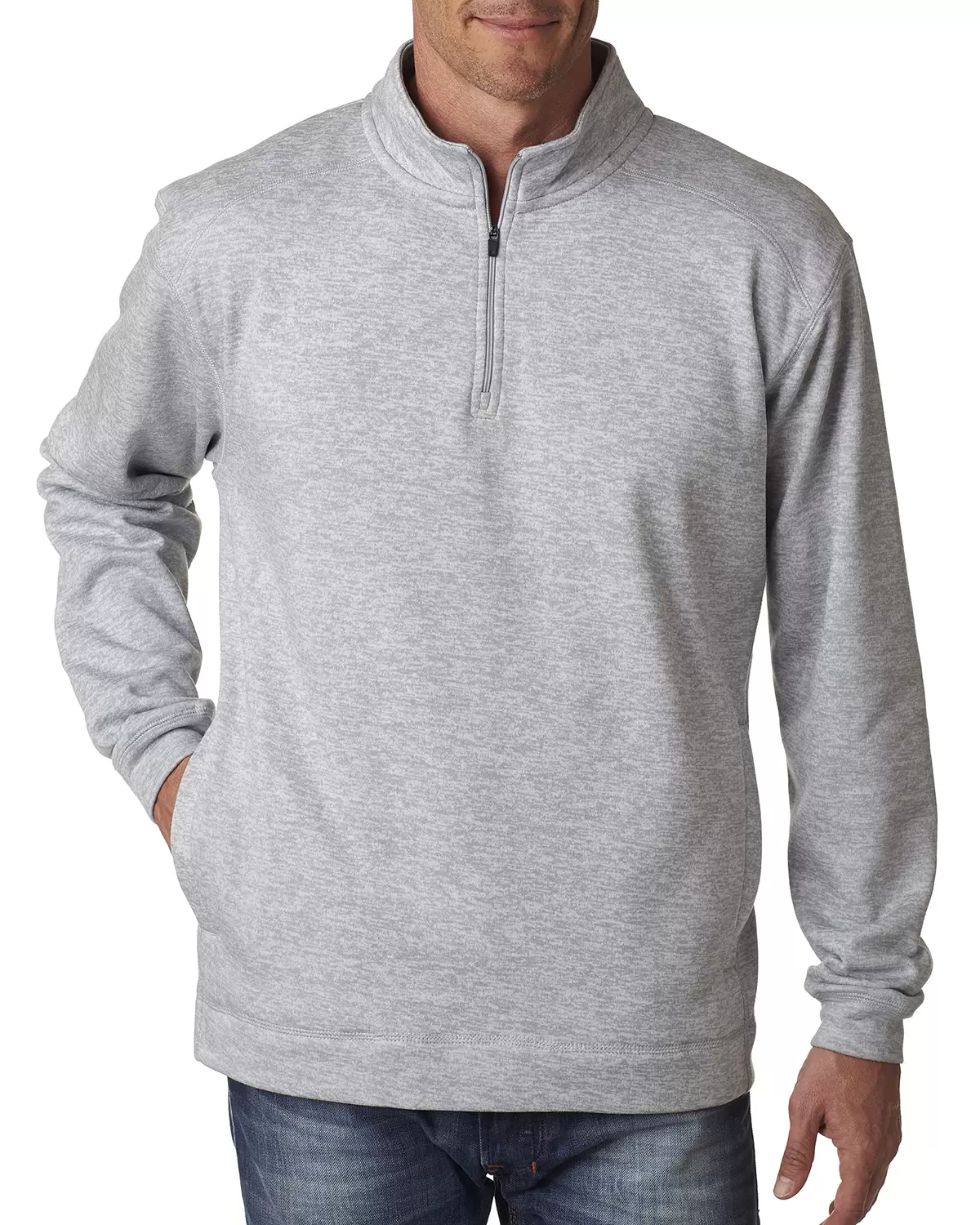 8614 -J. America - Cosmic Fleece 1/4 Zip Pullover Sweatshirt SKU: 8614