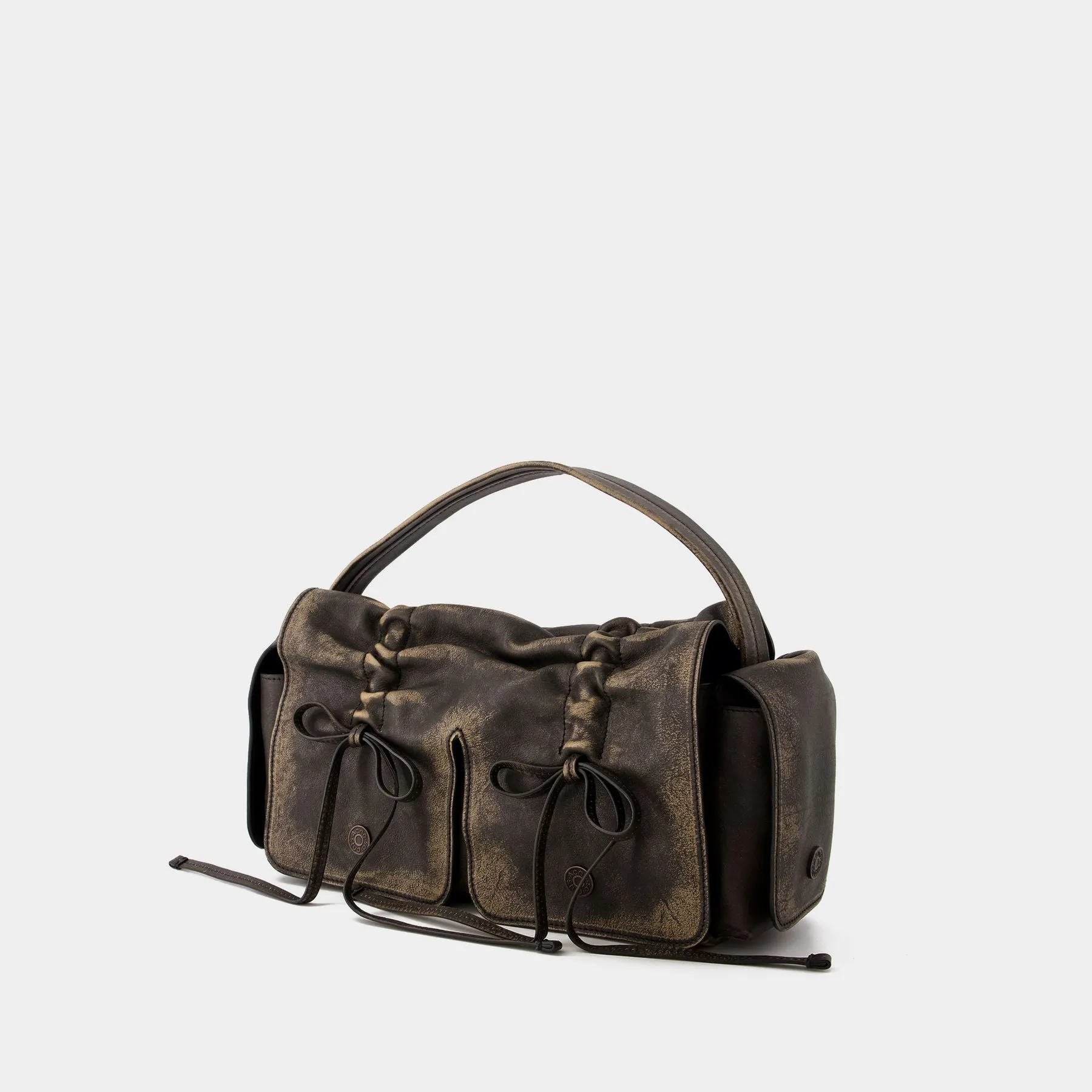 Acne Studios  Atroska Bag - Acne Studios - Leather - Black/Beige