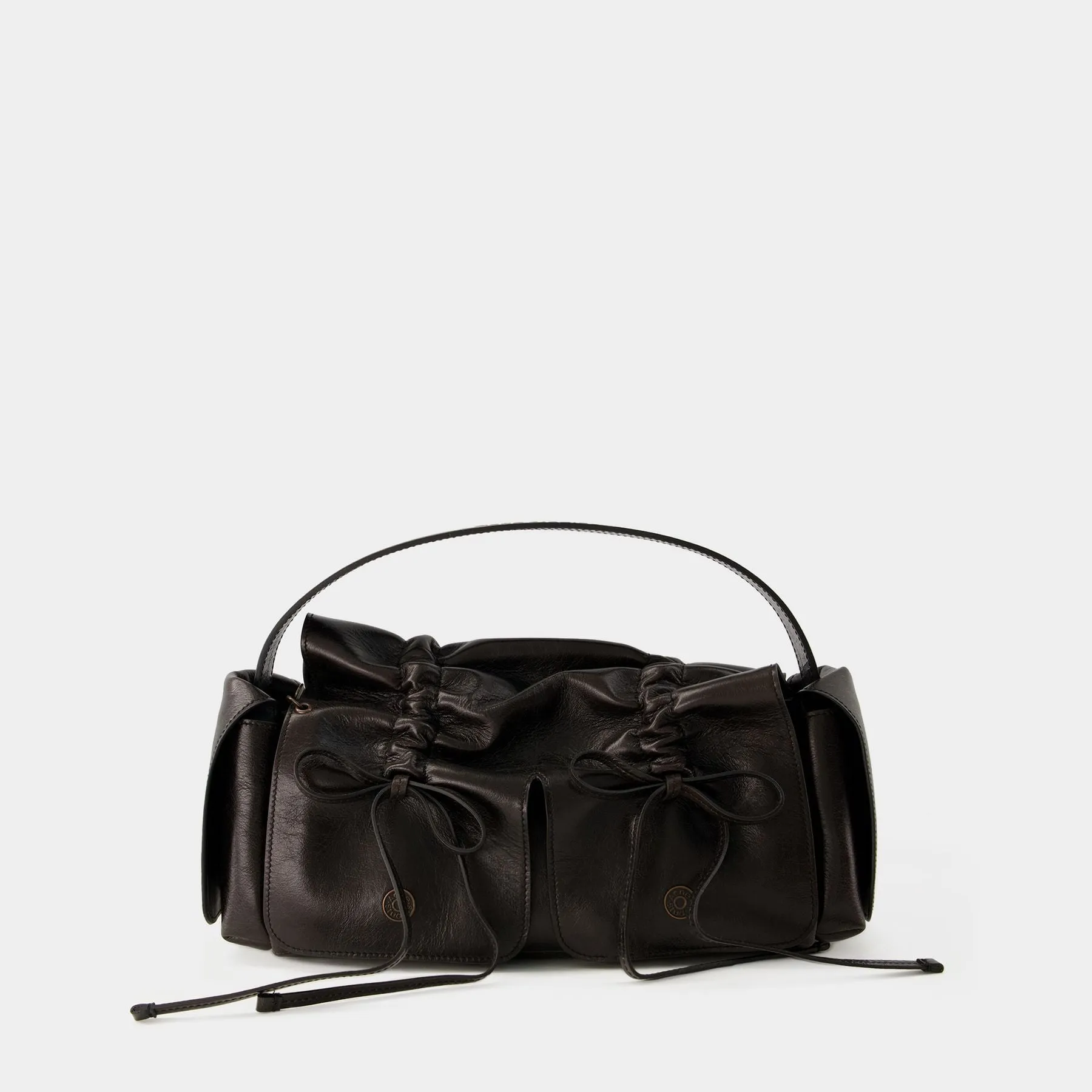 Acne Studios  Atroska Hobo Bag - Acne Studios - Leather - Dark Brown