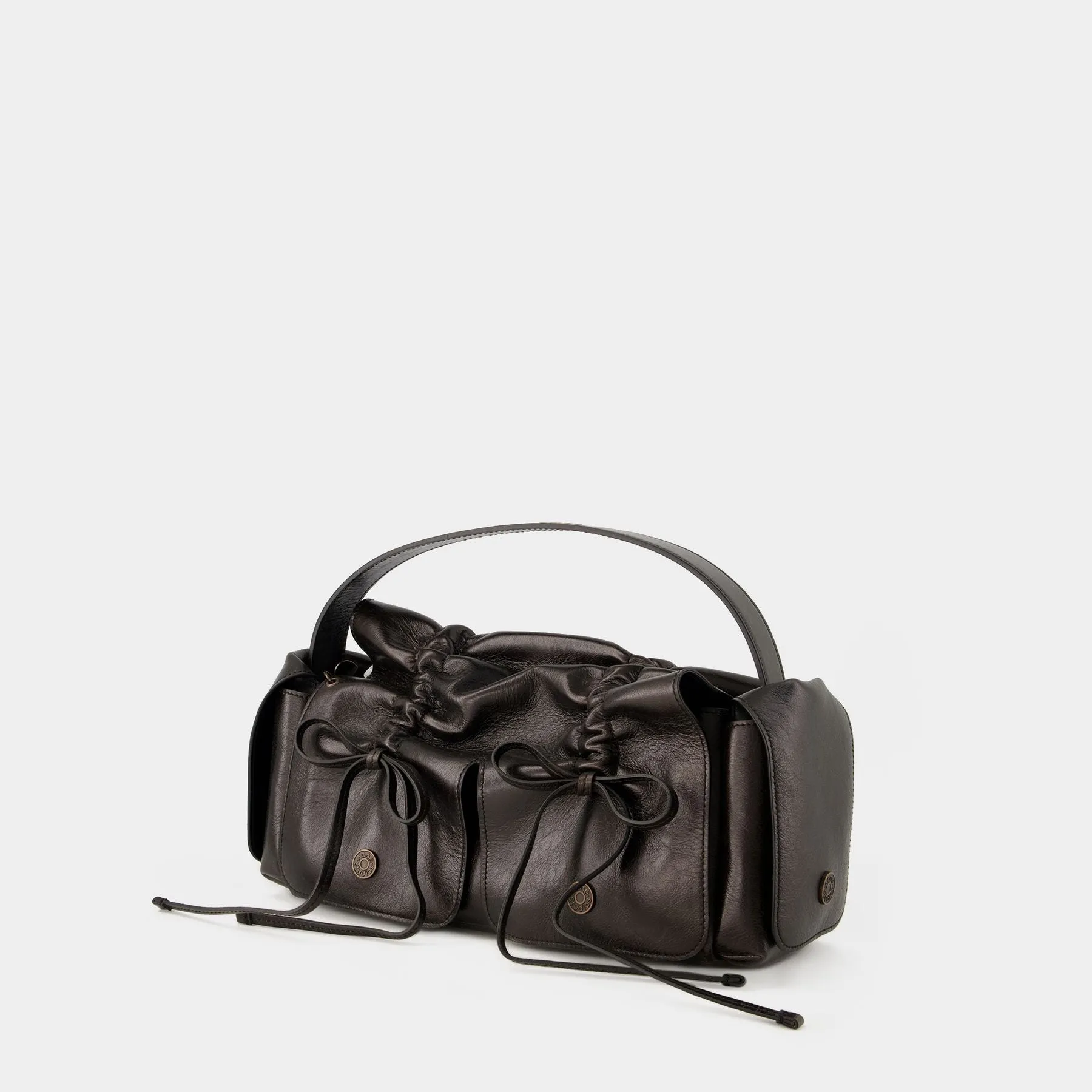 Acne Studios  Atroska Hobo Bag - Acne Studios - Leather - Dark Brown