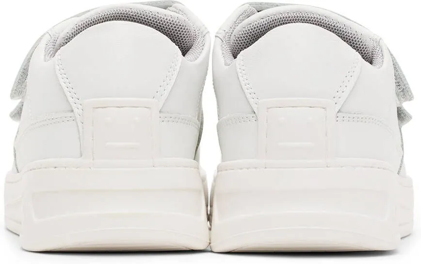 Acne Studios Kids White Velcro Sneakers