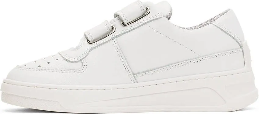 Acne Studios Kids White Velcro Sneakers