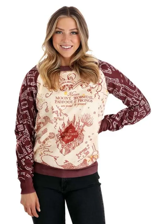 Adult Harry Potter Marauder's Map Sweatshirt