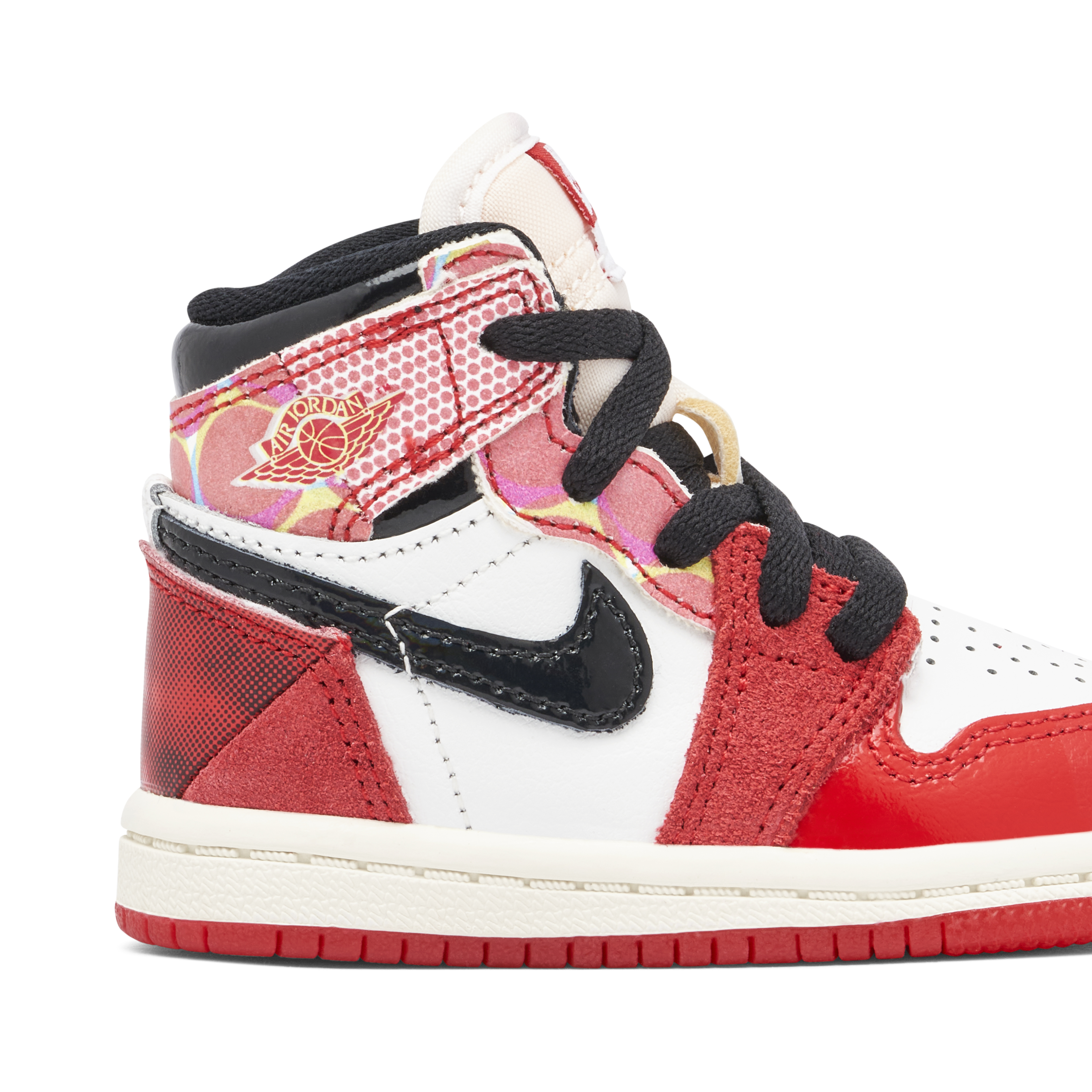 Air Jordan 1 High x Spider-Man Across The Spider-verse Red Black TD | DV1750-601 | Laced