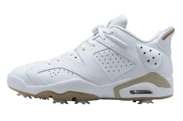 Air Jordan 6 Low Golf White Khaki