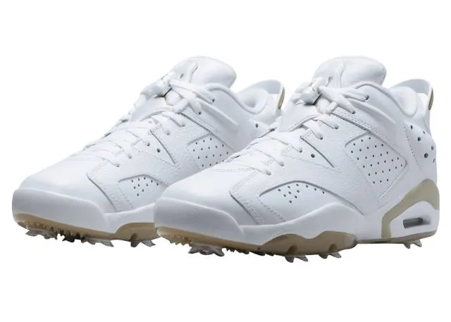 Air Jordan 6 Low Golf White Khaki