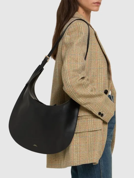 A.P.C.   Sac Iris leather shoulder bag 