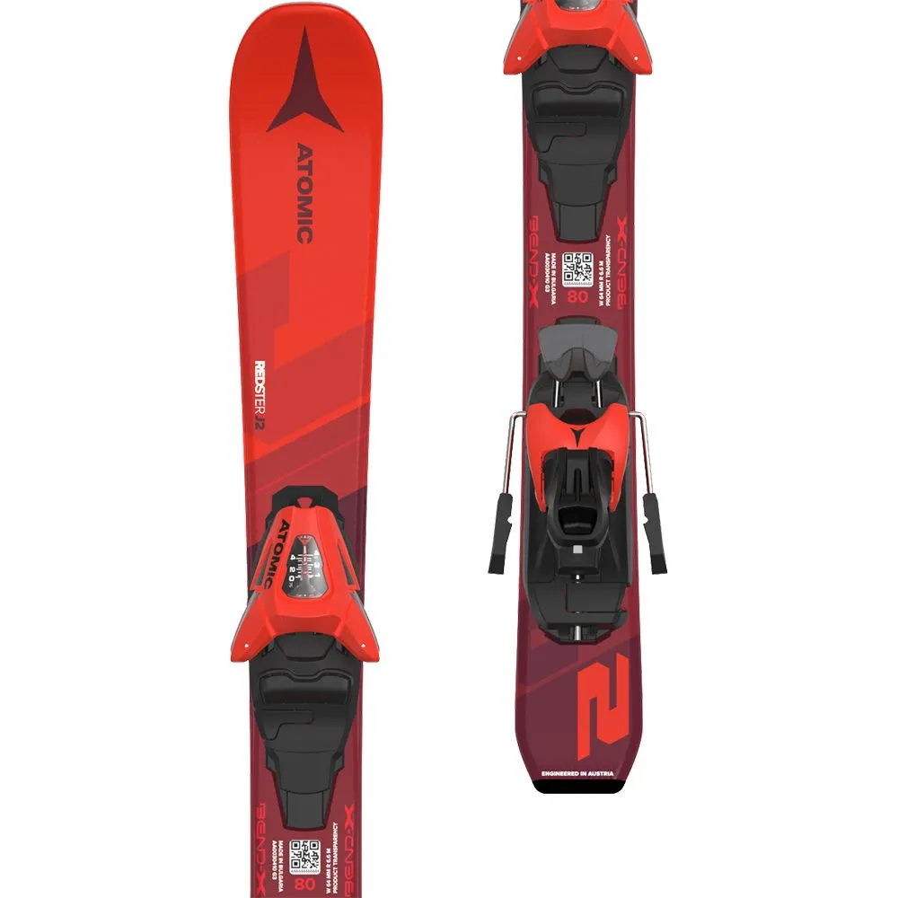 Atomic - Redster J2 24/25 Kids Ski with Binding (70-90cm)