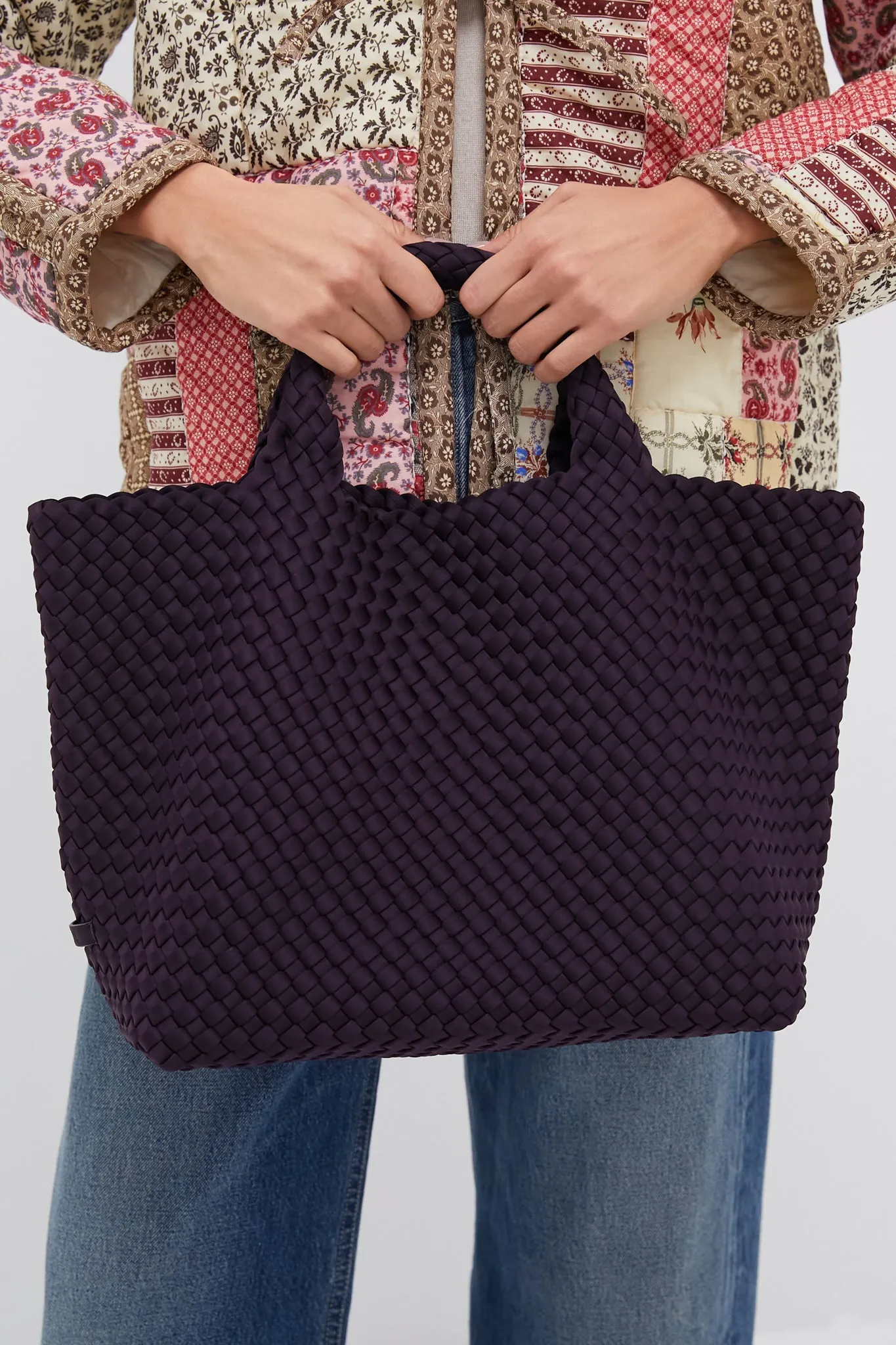 Aubergine St Barths Medium Tote