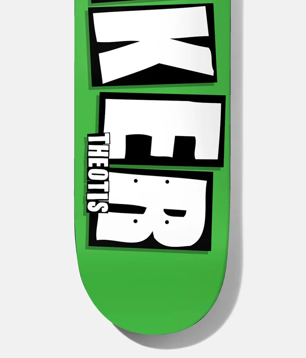 Baker  Theotis Brand Name Neon Skateboard 8.125"