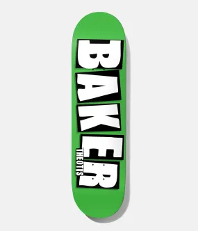 Baker  Theotis Brand Name Neon Skateboard 8.125"