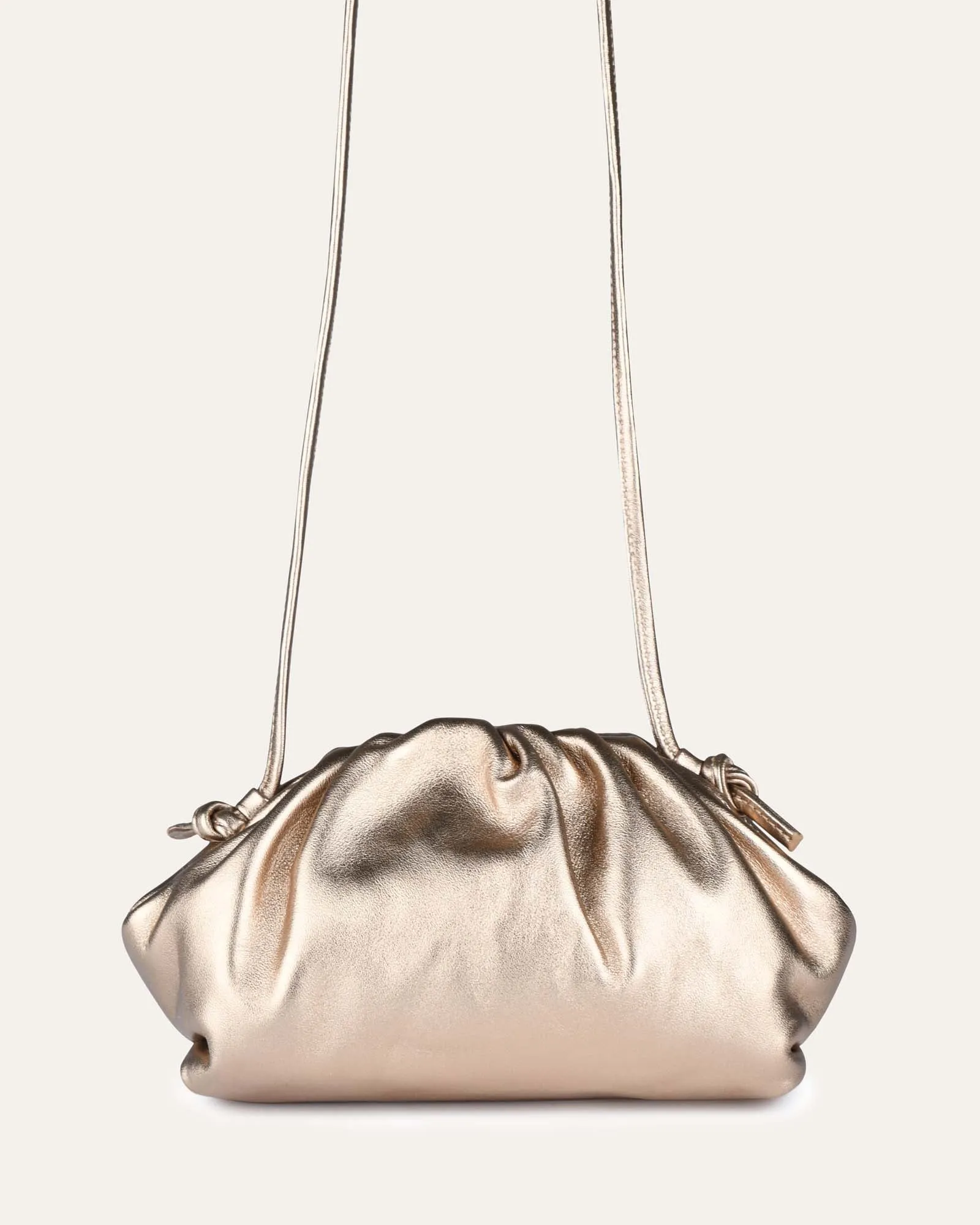 Bambie cross body bag gold leather