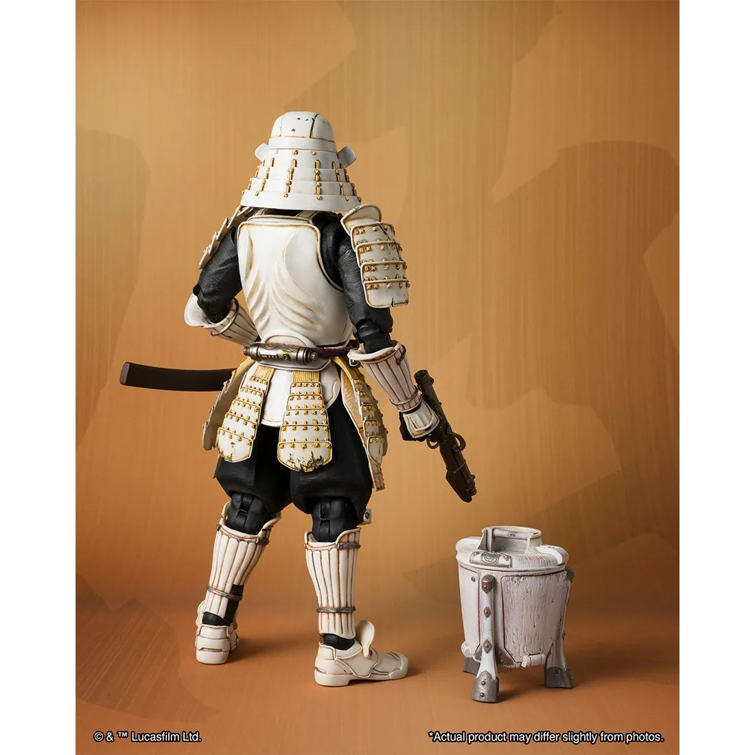 Bandai Meisho Movie Realization Star Wars The Mandalorian Ashigaru Stormtrooper Remnant Figure (white)