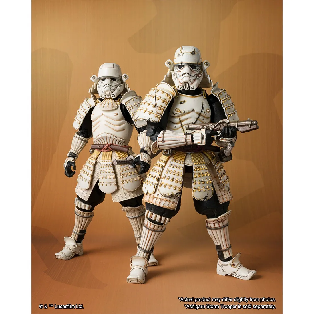 Bandai Meisho Movie Realization Star Wars The Mandalorian Ashigaru Stormtrooper Remnant Figure (white)