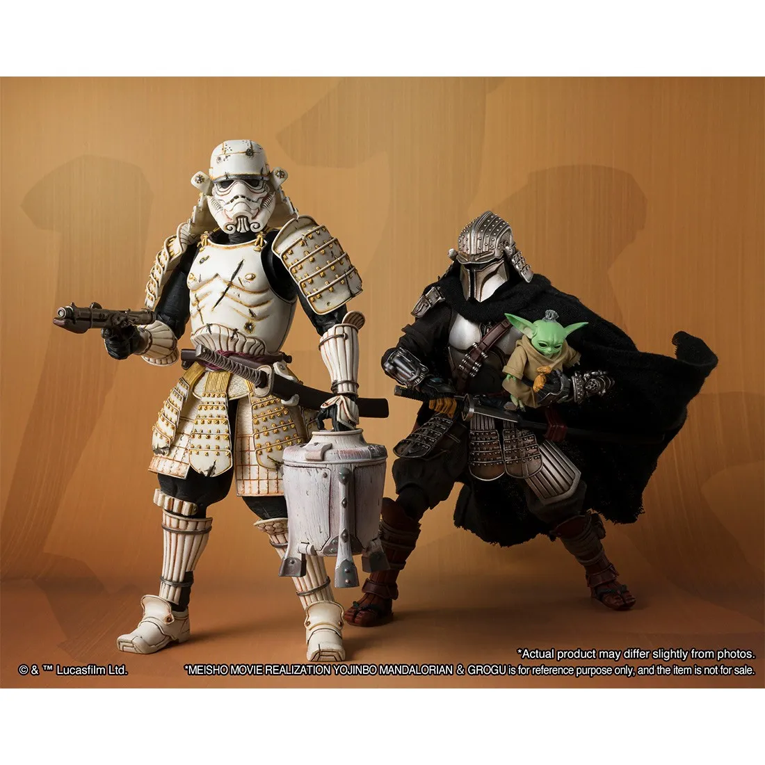 Bandai Meisho Movie Realization Star Wars The Mandalorian Ashigaru Stormtrooper Remnant Figure (white)