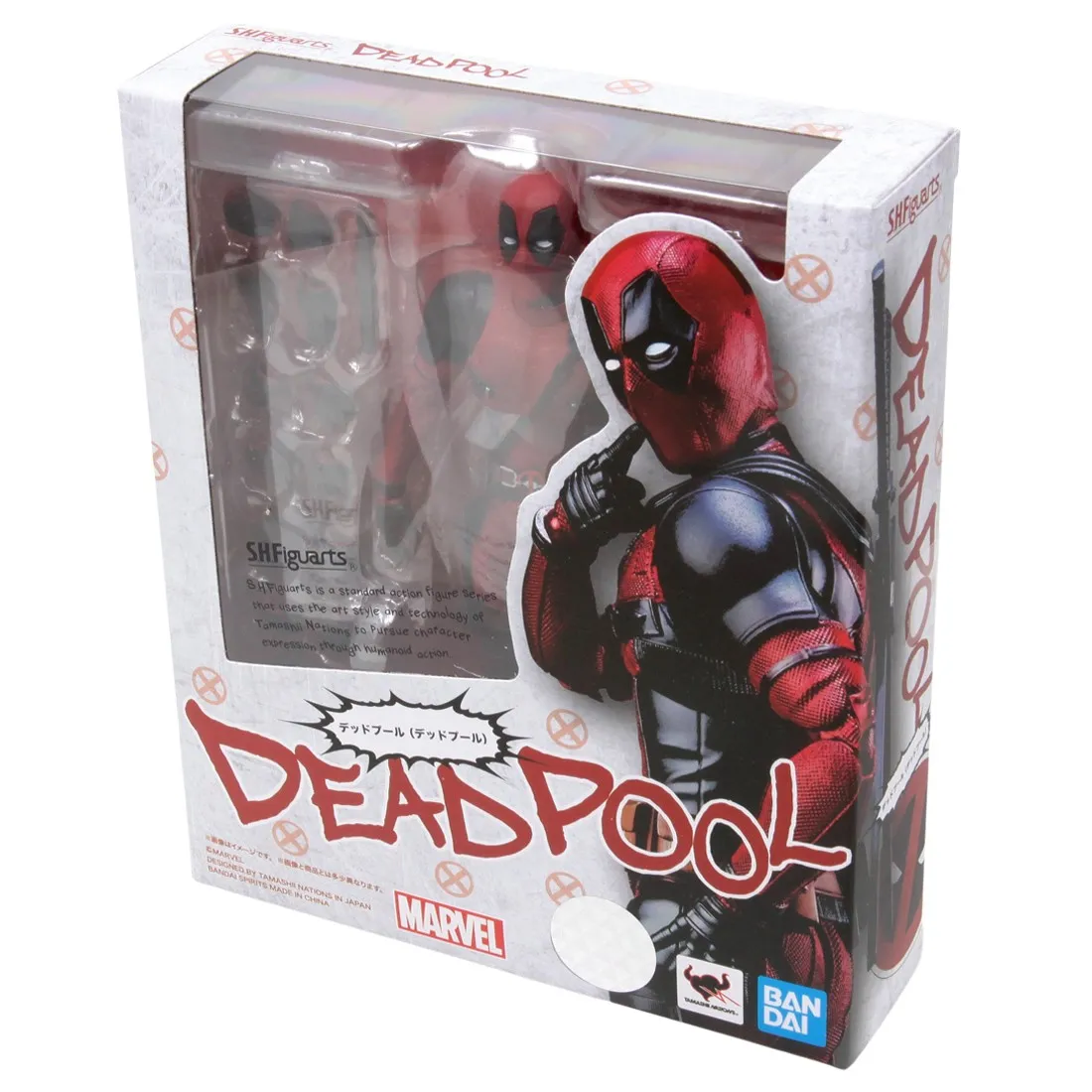 Bandai S.H.Figuarts Marvel Deadpool Figure (red)