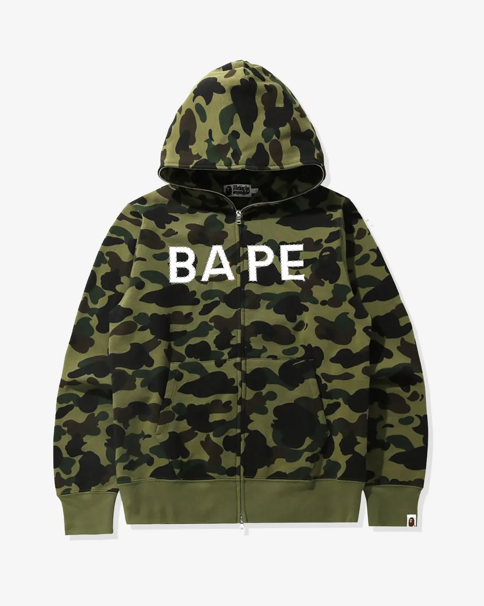 BAPE 1ST CAMO CRYSTAL STONE FULL ZIP HOODIE