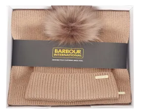 Barbour International Mallory Beanie & Scarf Gift Set