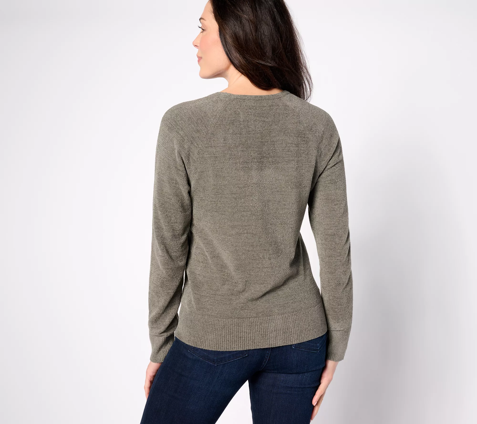 Barefoot Dreams CozyChic Ultra Lite V-Neck Raglan Pullover