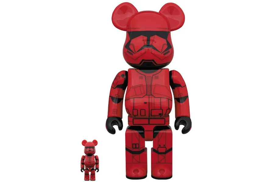 Bearbrick X Star Wars Sith Trooper 100% & 400% Set