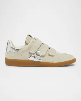 Beth Bicolor Mixed Leather Sneakers