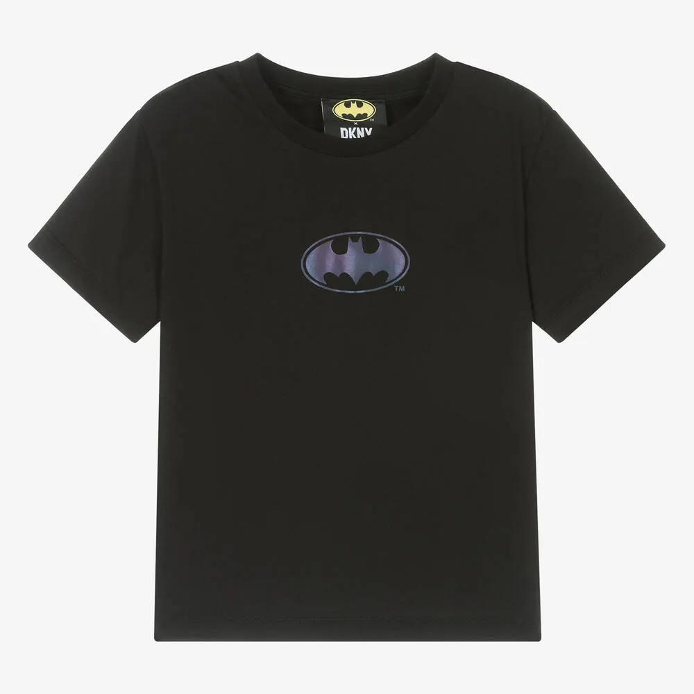 Black Cotton Batman T-Shirt