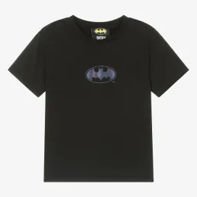 Black Cotton Batman T-Shirt