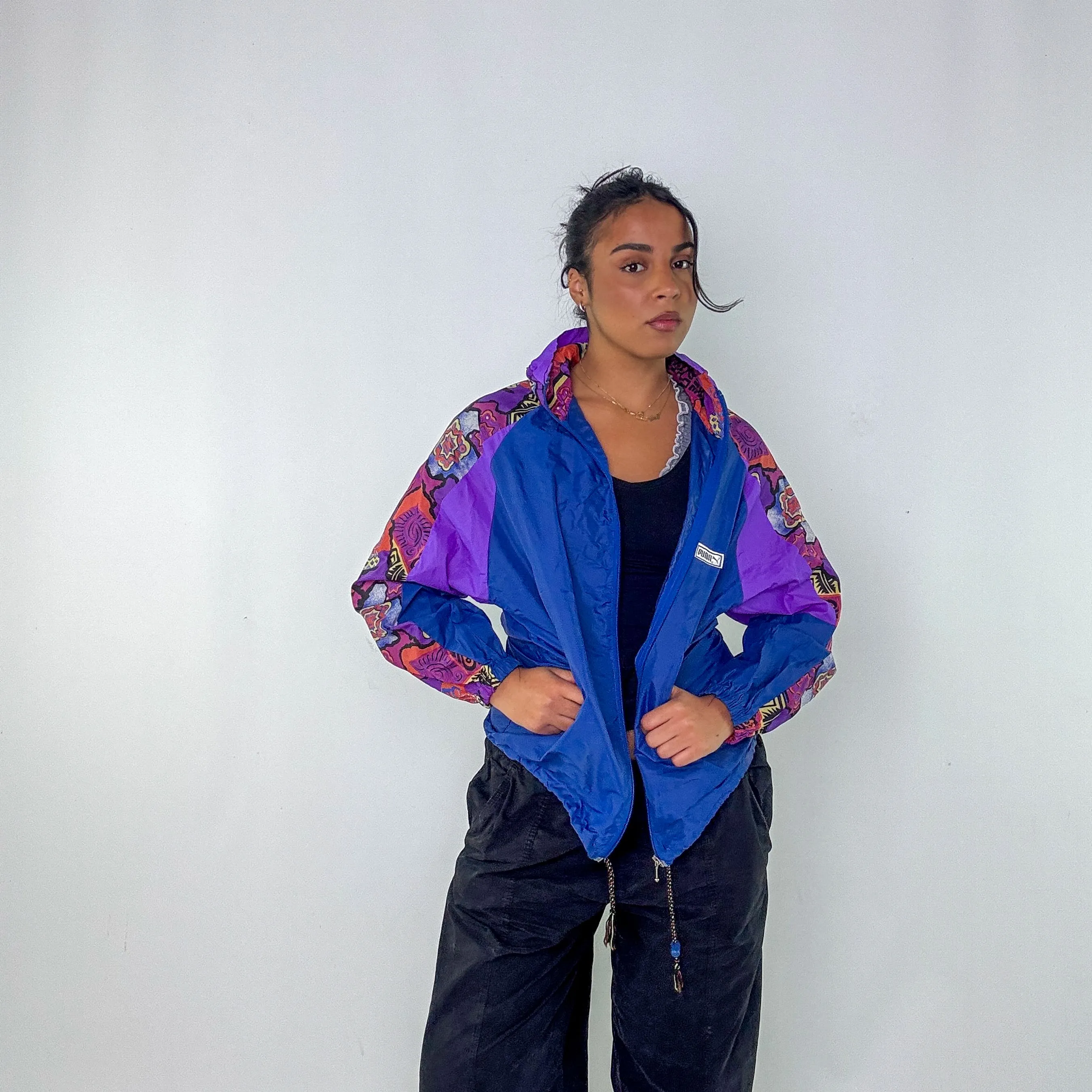 Blue 90s Puma Track Jacket (S)