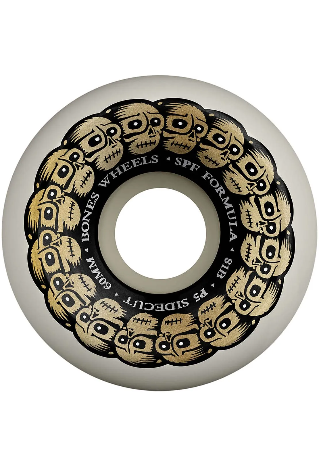 Bones Circle Skulls P5 Sidecut 81B Skateboard Wheels