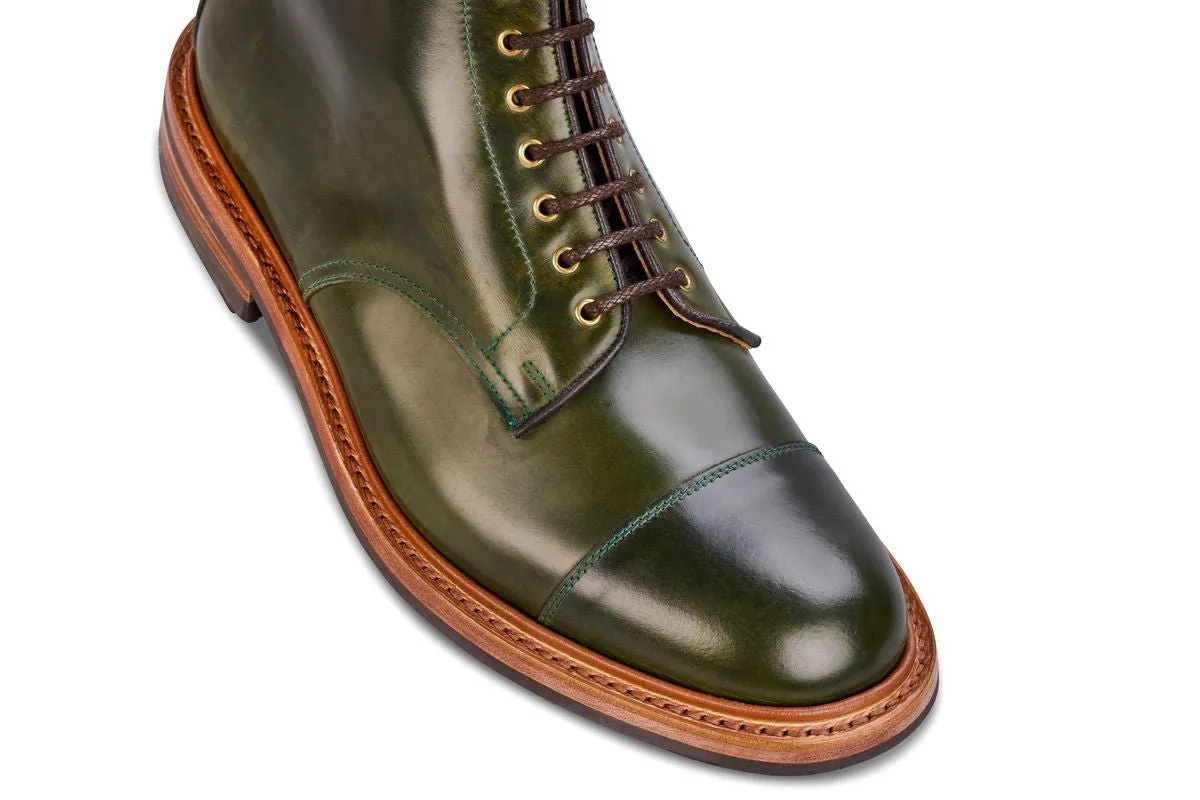 Brett ToeCap Boot - Green Cordovan