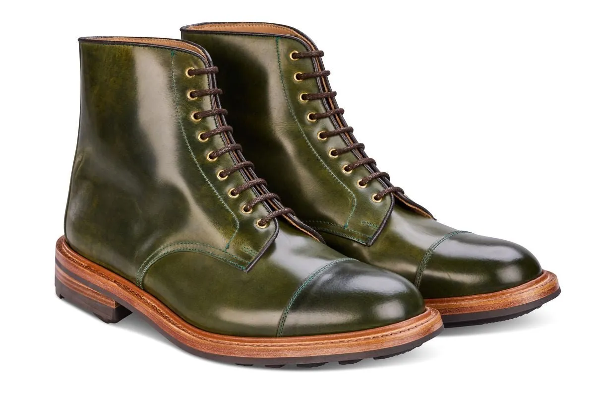 Brett ToeCap Boot - Green Cordovan