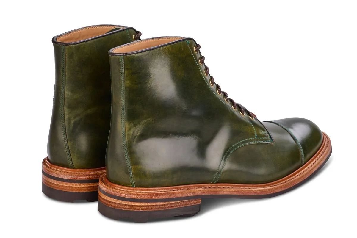 Brett ToeCap Boot - Green Cordovan