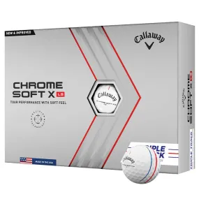 Callaway Chrome Soft X LS Triple Track Golf Balls 2022