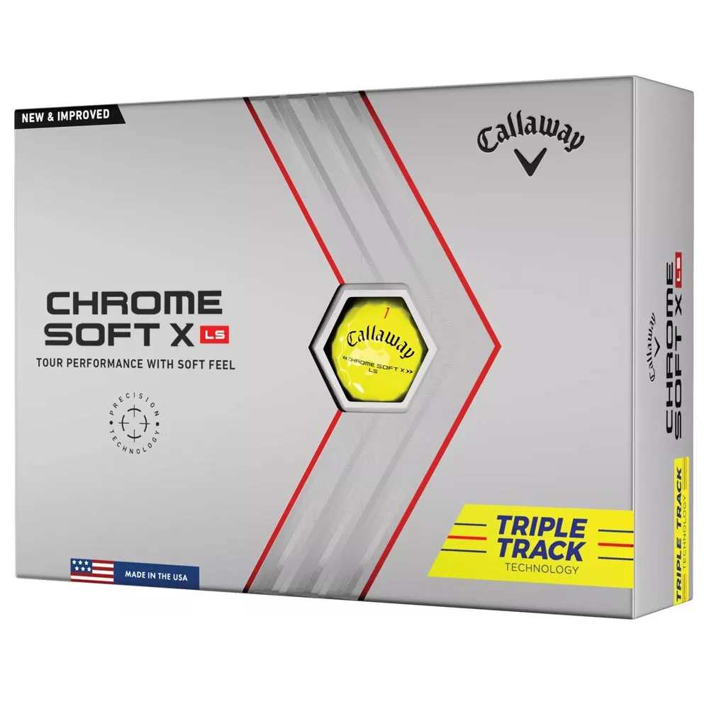 Callaway Chrome Soft X LS Triple Track Golf Balls 2022