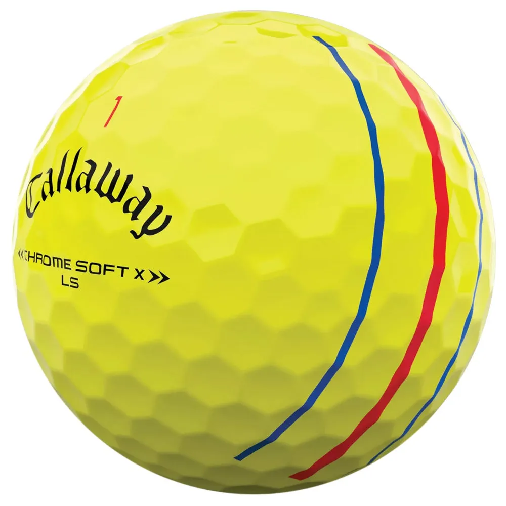 Callaway Chrome Soft X LS Triple Track Golf Balls 2022