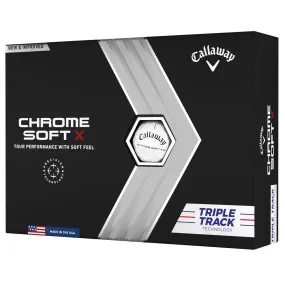 Callaway Chrome Soft X Triple Track Golf Balls 2022