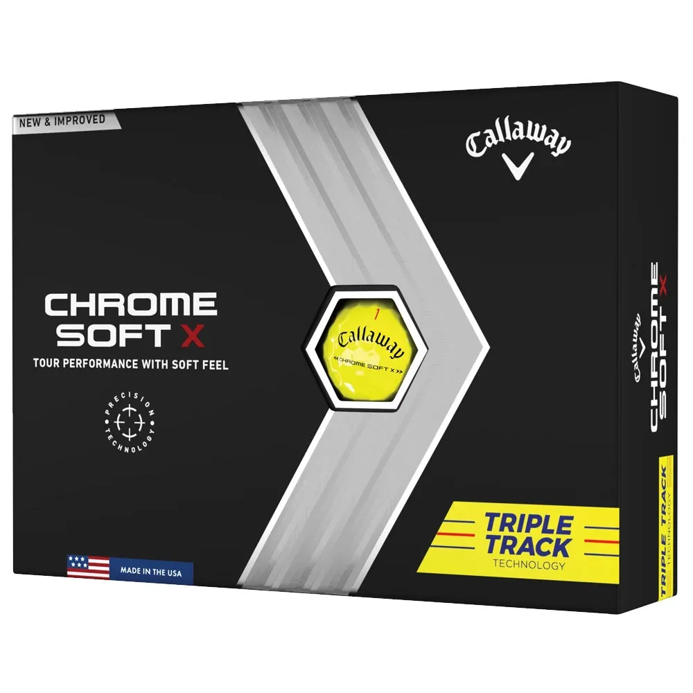 Callaway Chrome Soft X Triple Track Golf Balls 2022