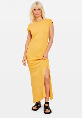 CAP SLEEVE LONGERLINE DRESS