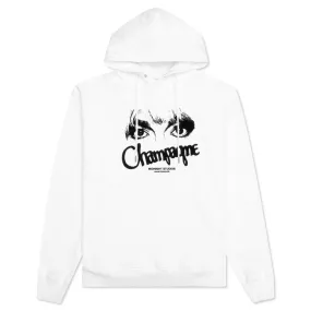 Champagne Hoodie - White