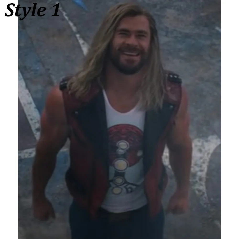 Chris Hemsworth Thor Love and Thunder Leather Vest