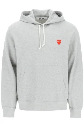 COMME DES GARCONS PLAY heart patch hoodie