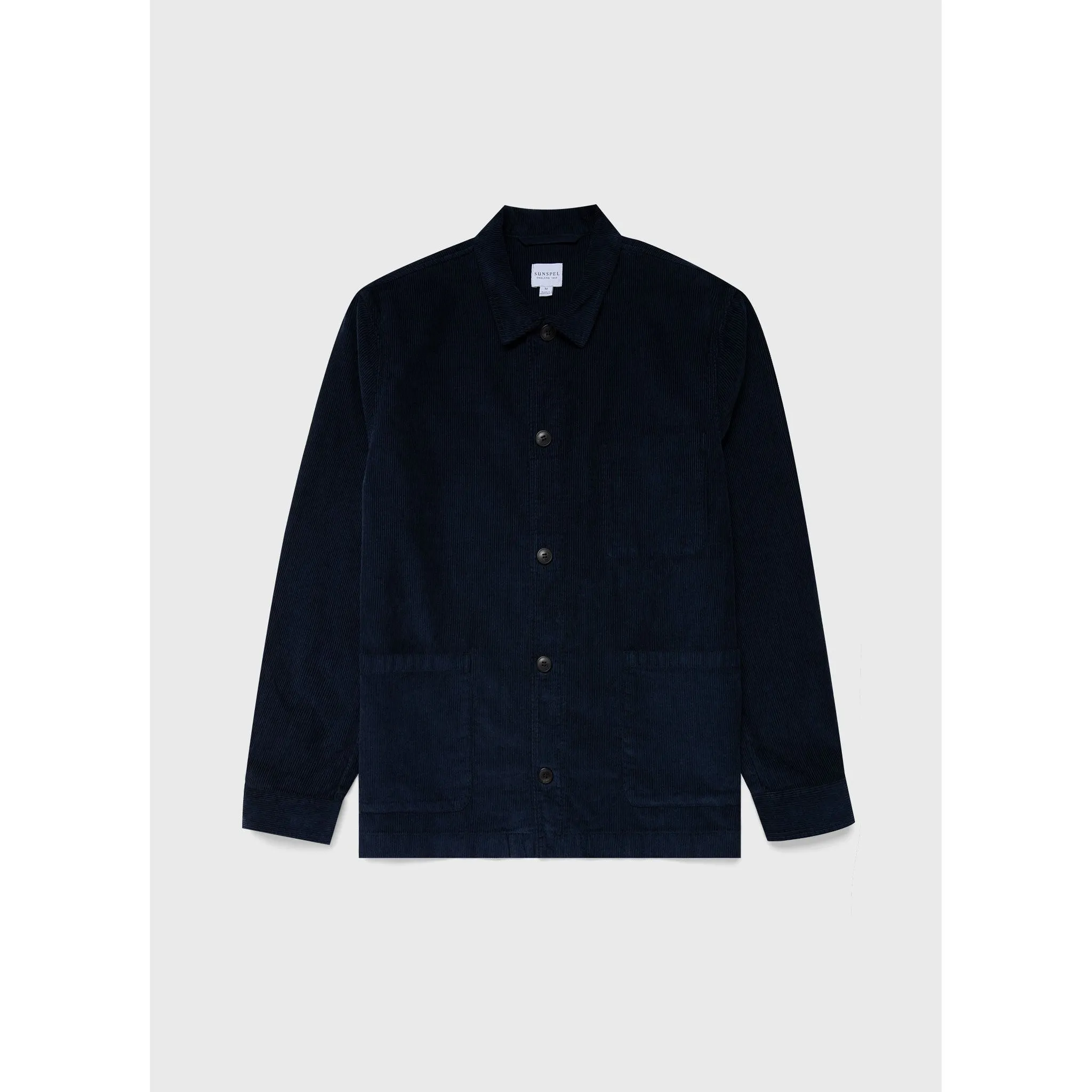 Corduroy Twin Pocket Jacket | Men | Navy