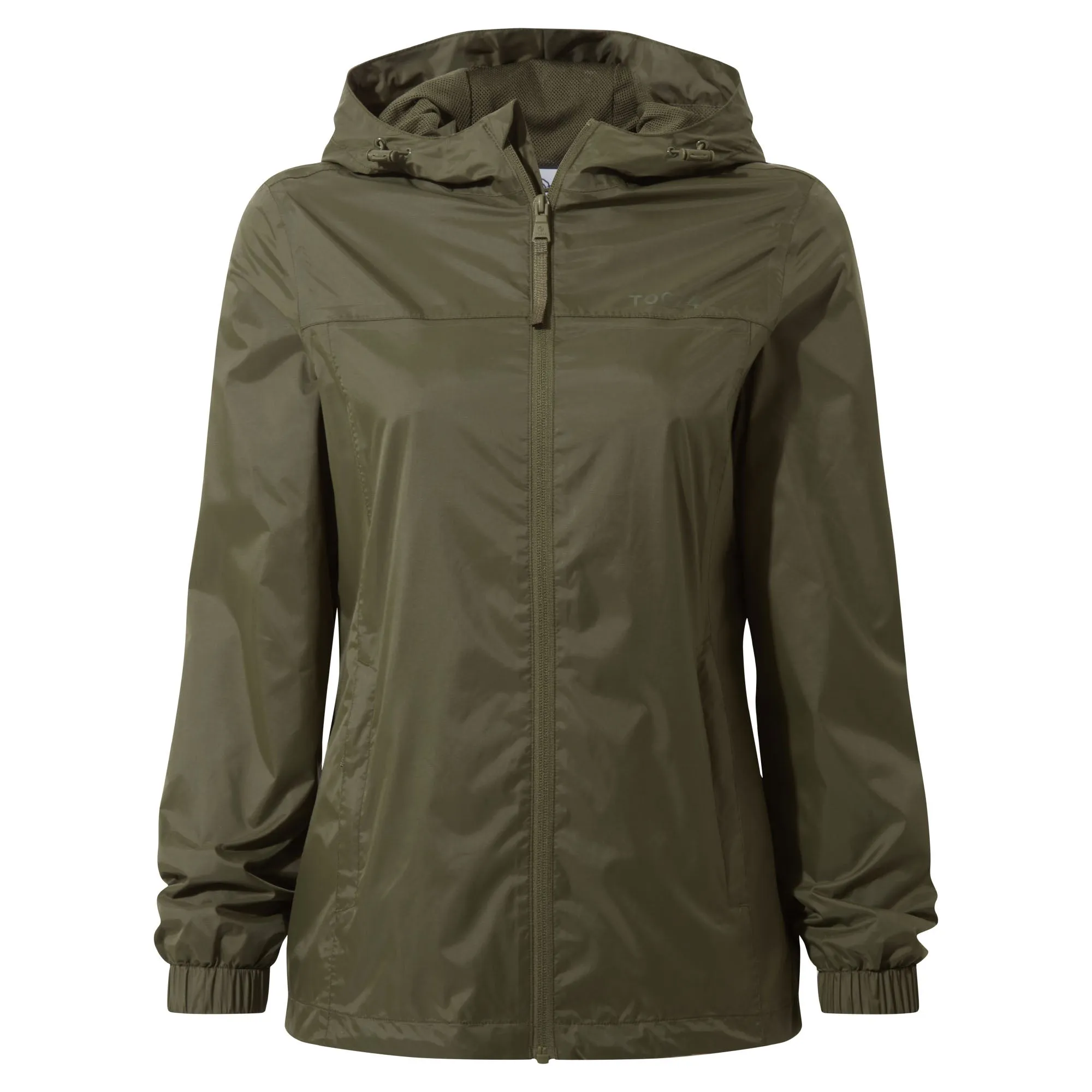 Craven Womens Waterproof Packaway Jacket - Khaki