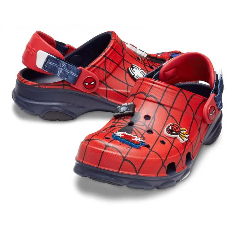 Crocs 208786 Team Spider Man All-Terrain Clog Kid Bambino Blu