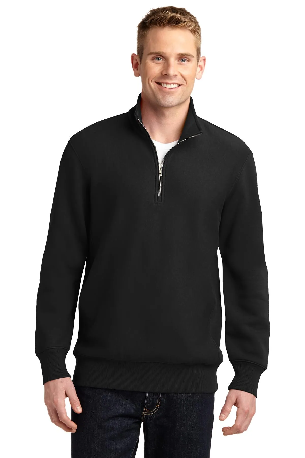 Custom Embroidered - Sport-Tek Super Heavyweight 1/4-Zip Pullover Sweatshirt. ST283