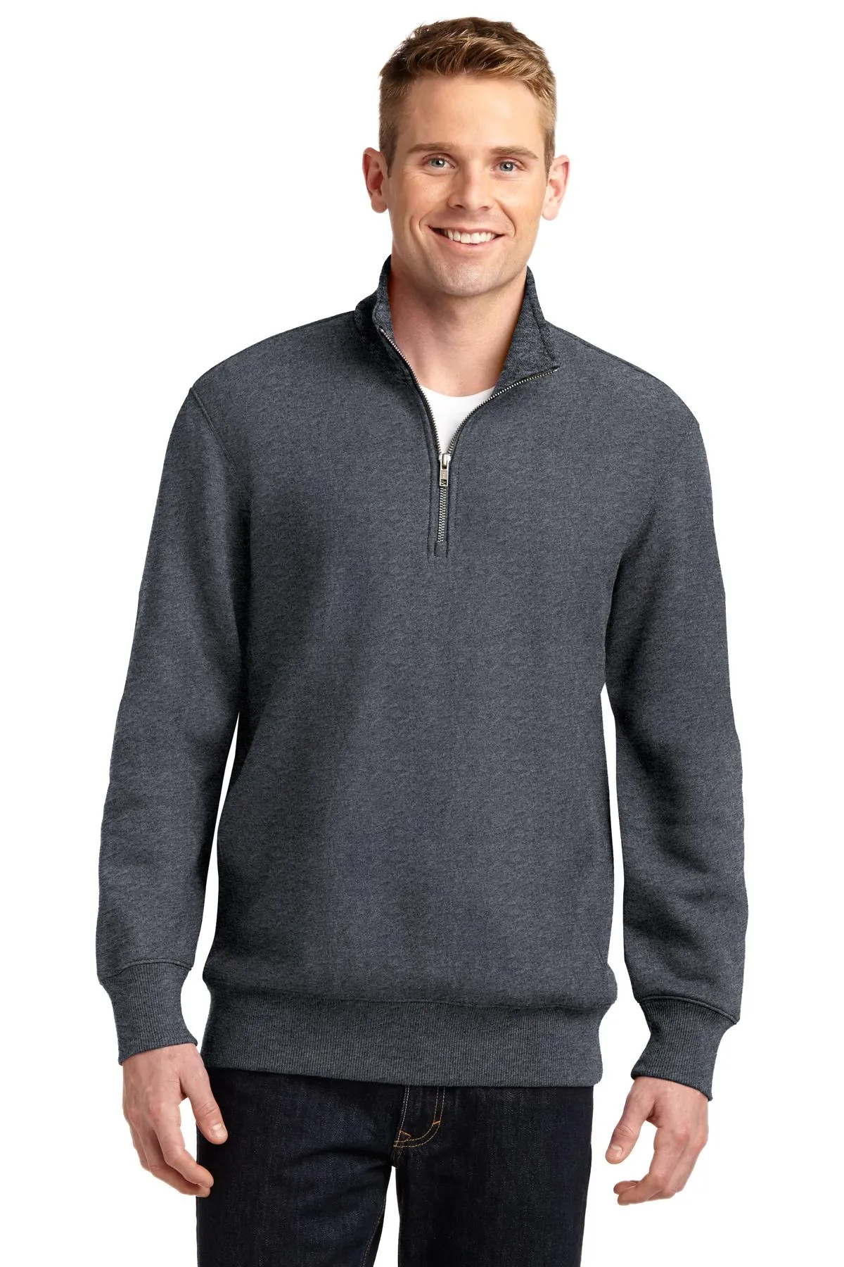 Custom Embroidered - Sport-Tek Super Heavyweight 1/4-Zip Pullover Sweatshirt. ST283