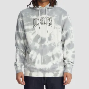 DC Uni Pullover Hoodie Lily White Tie Dye