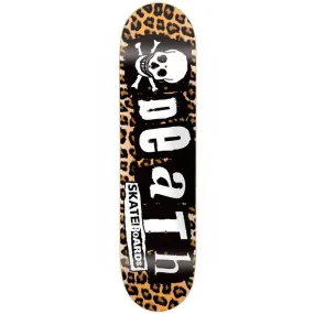 Death Punk Leopard 8.25 Skateboard Deck