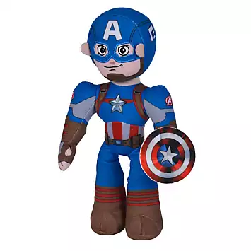 Disney Marvel Disney Captain America Poseable Plush Toy 28cm | Grattan