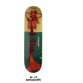 Doomsday Skeleton Mermaid Skateboard Deck Multicolor – 8.1″